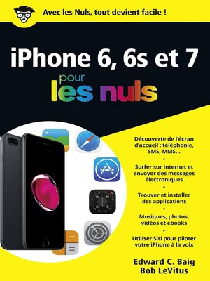 cover image of iPhone 6 et 6S et 7 ed iOS 10 poche pour les Nuls